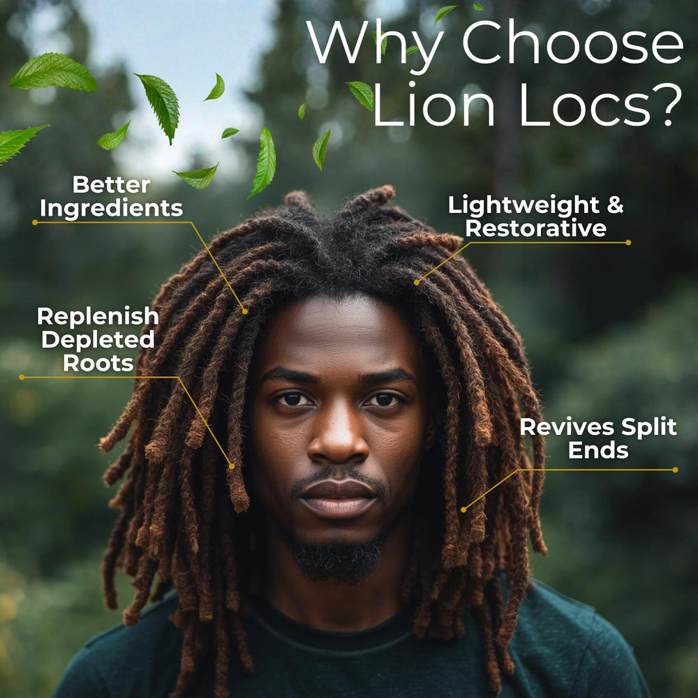 Beard Gains Lion Locs – brillo suave sin residuos visibles.