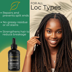 Beard Gains Lion Locs producto brillo natural suavidad sin grasa