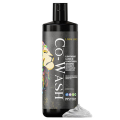 Lion Locs champú Beard Gains, botella vertiendo, limpieza suave para locs y cuero cabelludo.