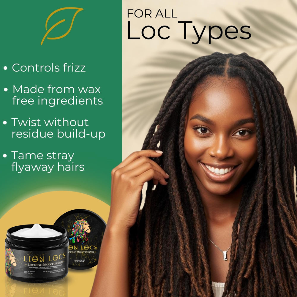Beard Gains Lion Locs – control del frizz en dreadlocks.