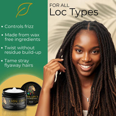 Beard Gains Lion Locs – control del frizz en dreadlocks.