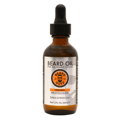 Beard Guyz Beard Oil bottle close-up for lightweight hydration