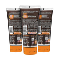 Beard Guyz deep-cleansing shampoo foam removes dirt while soothing skin.