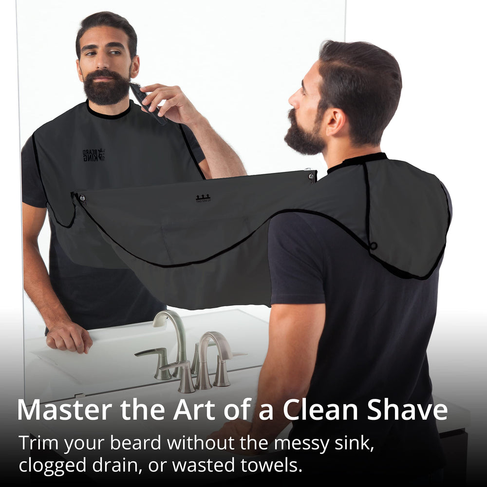 Beard King beard bib apron neck collar keeps drips away during trimming