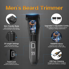 Beatslm body trimmer with LED light for accurate skin illumination