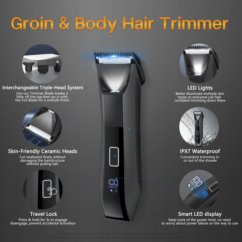 Beatslm foil blade attachment for close beard and body trimming