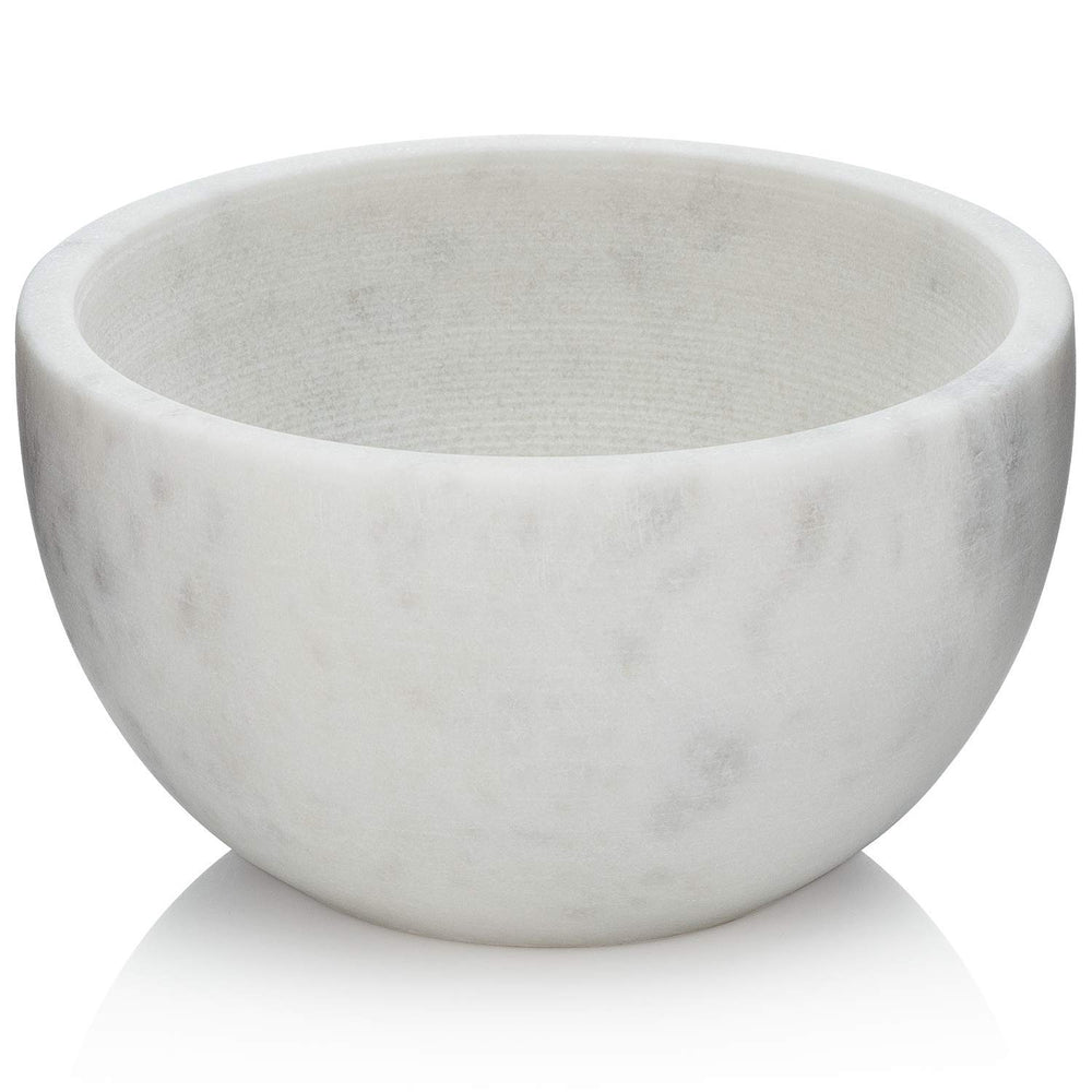 Beau Brummell marble shaving bowl exterior view highlights premium craftsmanship for a luxury routine.