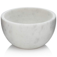 Beau Brummell marble shaving bowl exterior view highlights premium craftsmanship for a luxury routine.
