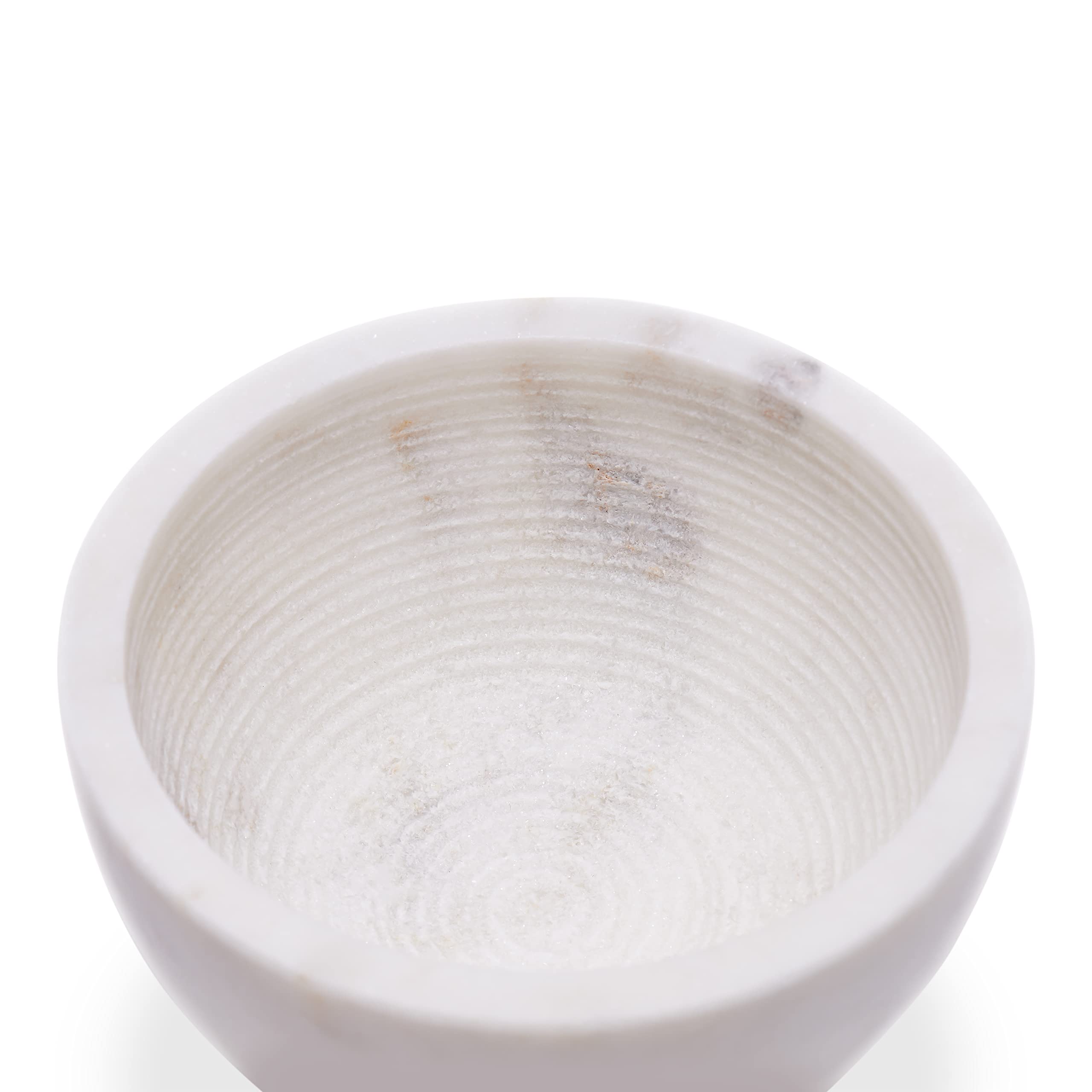 Beau Brummell marble shaving bowl heavy white marble for durable, long-lasting grooming.