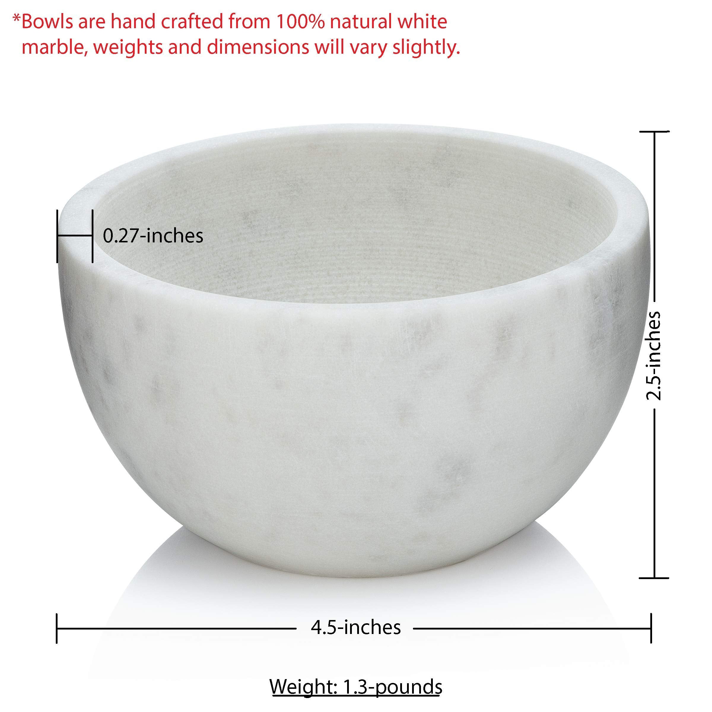 Beau Brummell marble shaving bowl shown with brush for easy lather building.