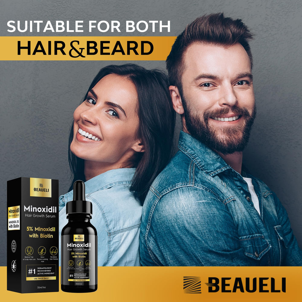 Beaueli Minoxidil sin perfume para una experiencia suave.