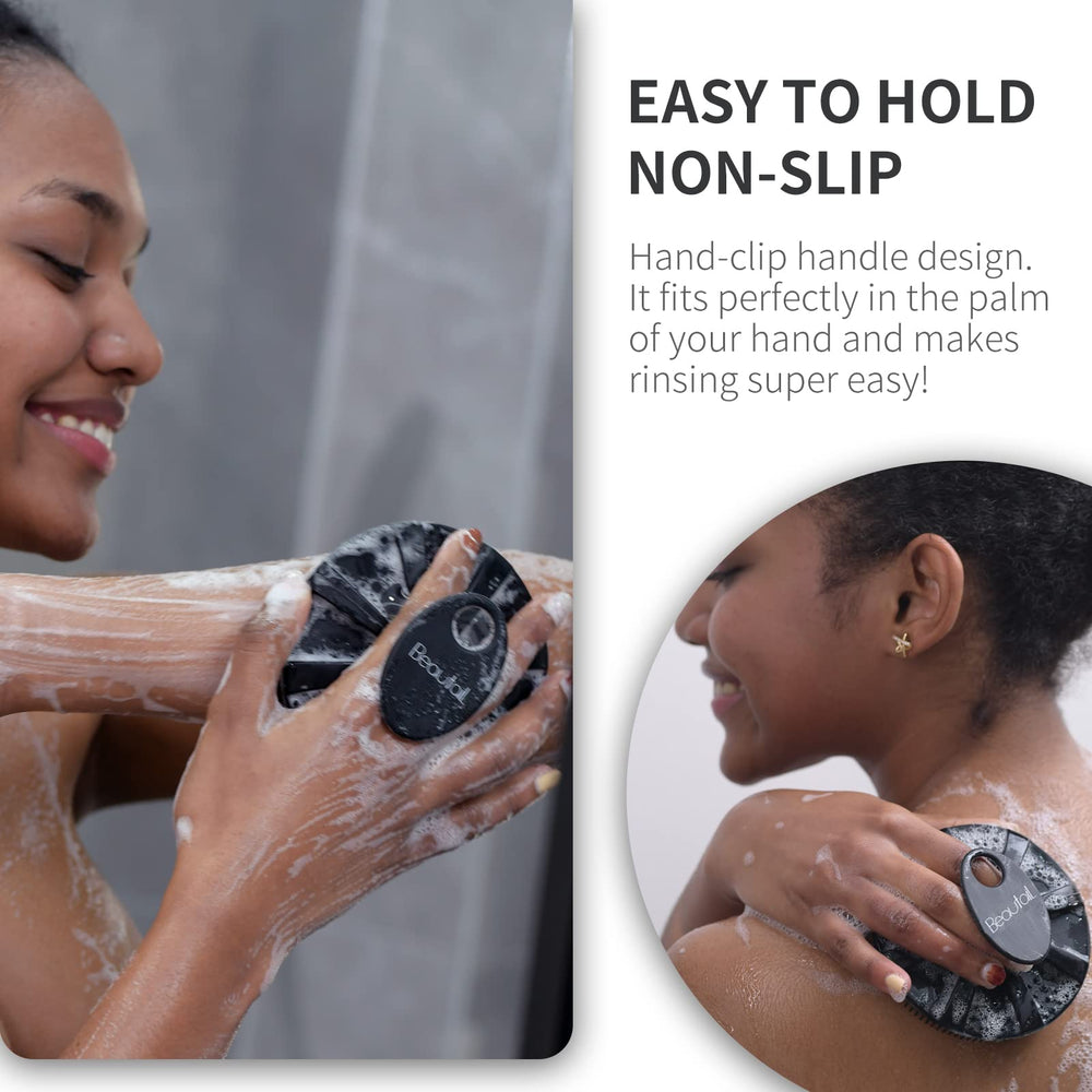 BEAUTAIL silicone body scrubber durable silicone for long-lasting use
