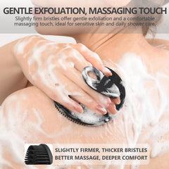 BEAUTAIL silicone body scrubber in green delivering refreshing exfoliation