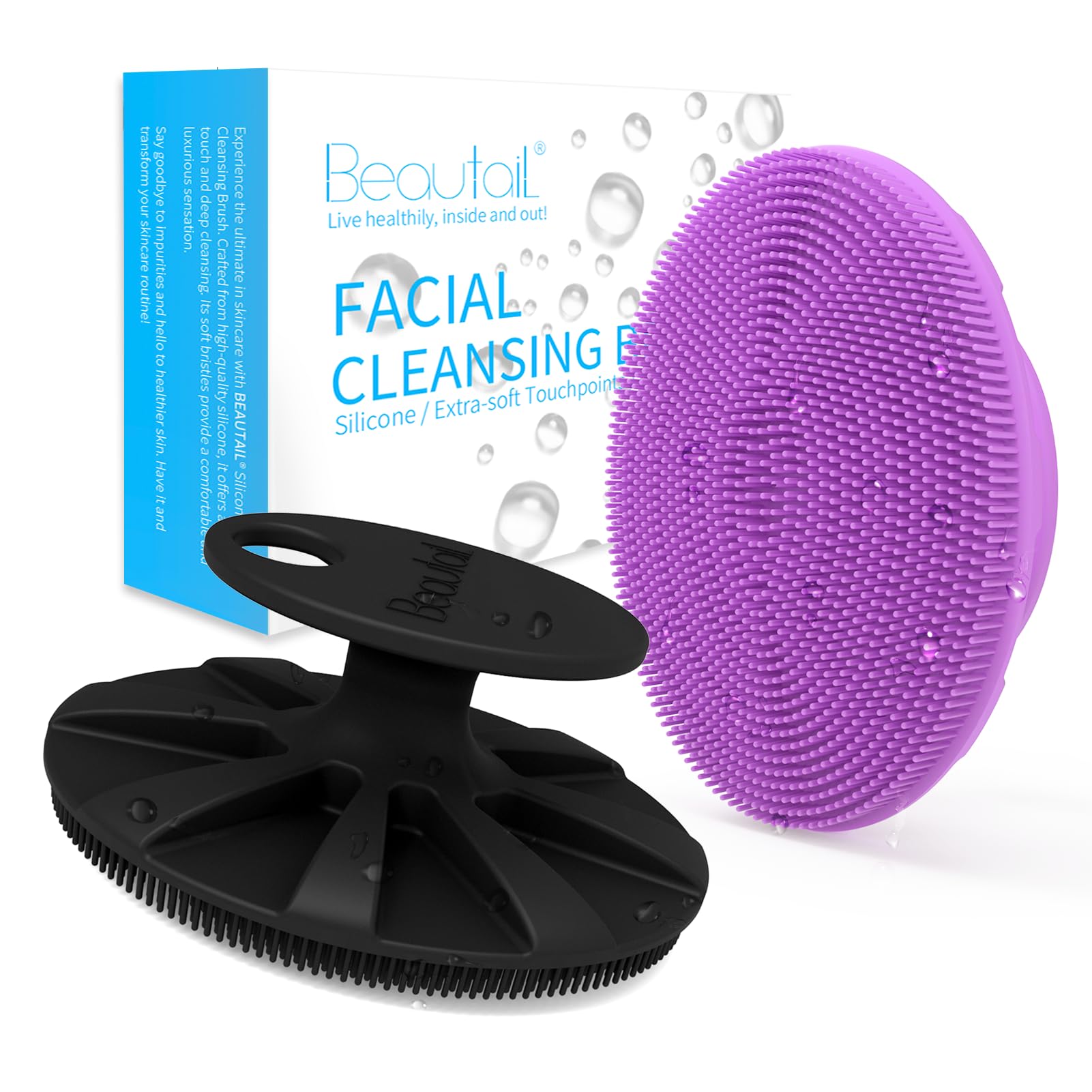 BEAUTAIL face scrubber used daily for clean pores and balanced skin
