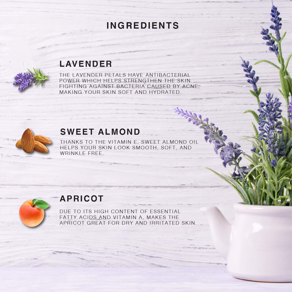 BEAUTE DE PROVENCE Aceite lavanda para piel seca, hidratación duradera.
