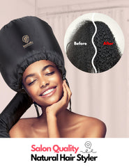 Beauté Seoul bonnet with 360° ventilation enabling quick, even treatment absorption