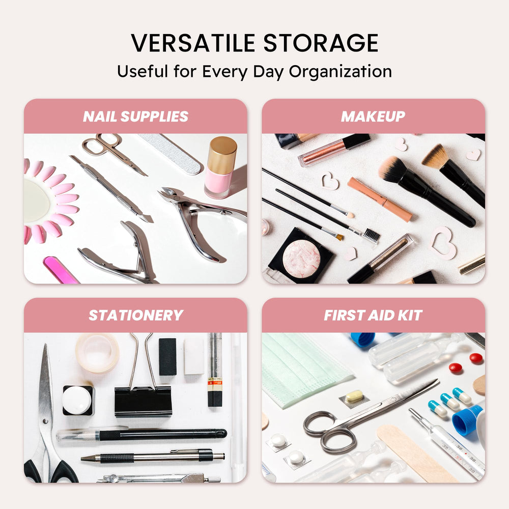 Beauticom lightweight design makes everyday storage easy and portable.