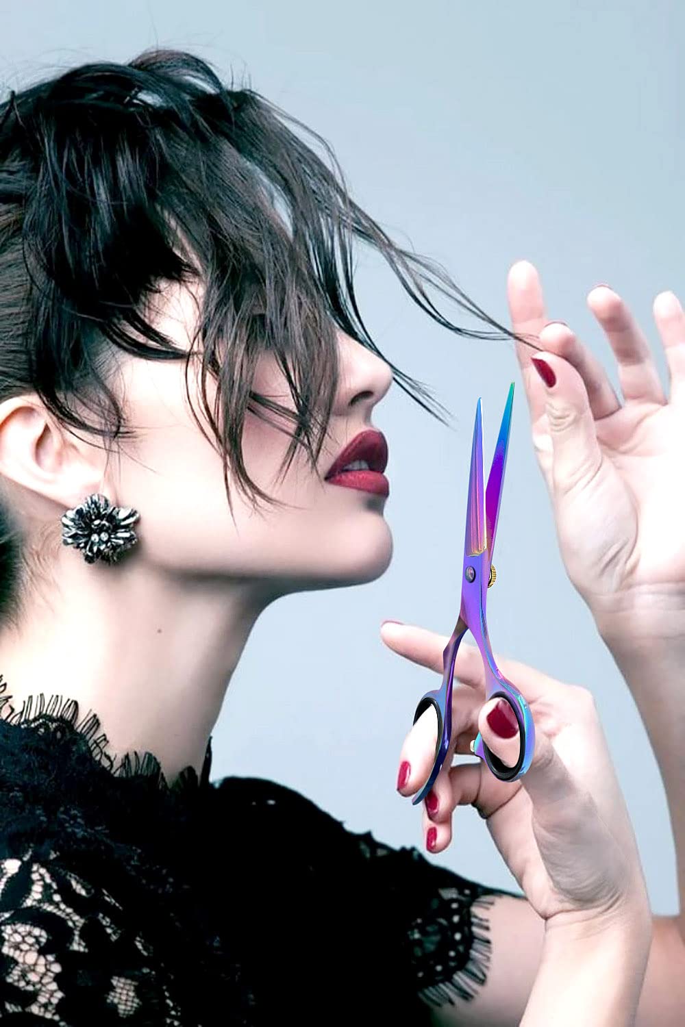 Beauticone stainless steel barber scissors delivering clean cuts and reliability