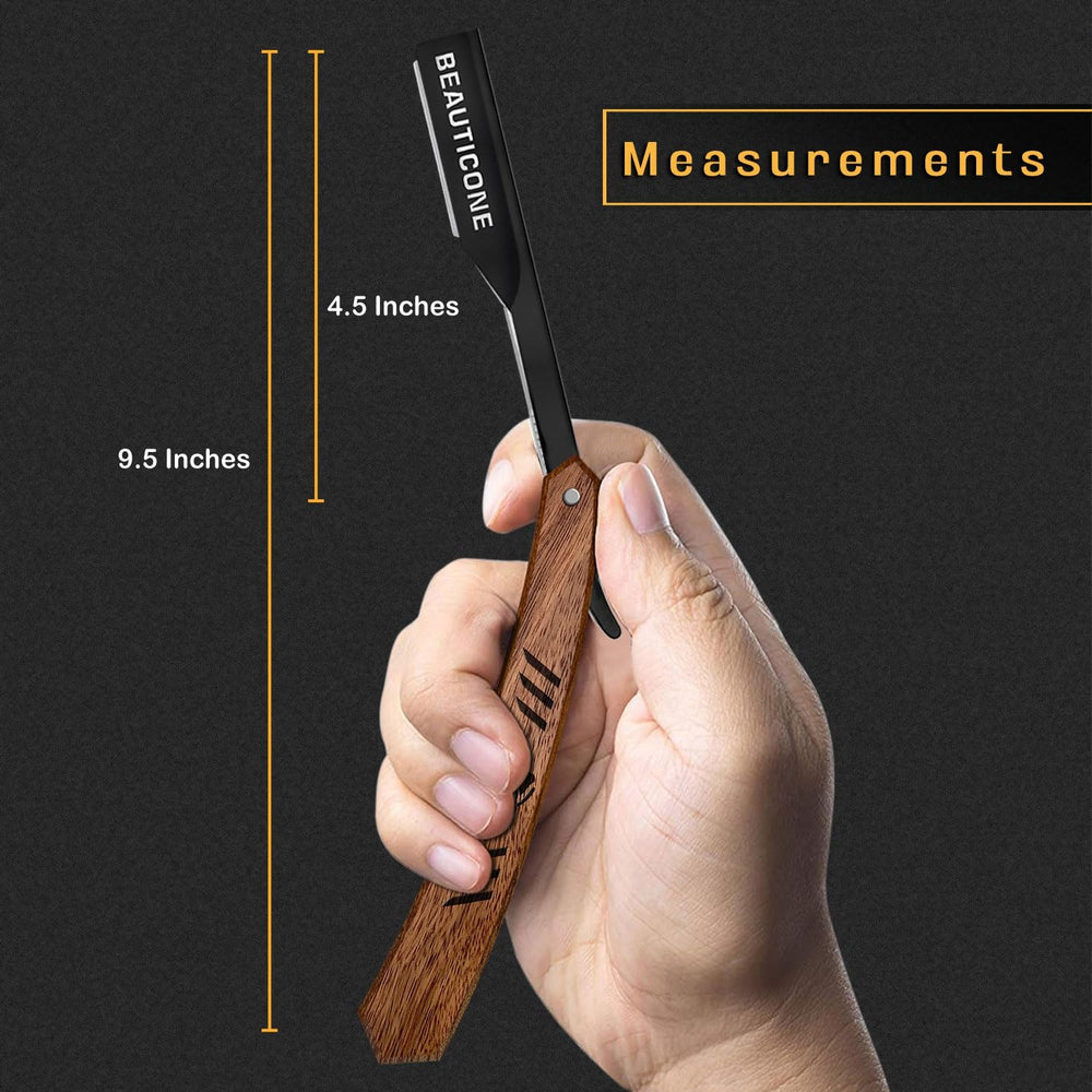 Beauticone straight razor barber-style detailing for professional finishes