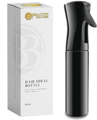 BeautifyBeauties hair spray bottle with 360 mist for even coverage during styling