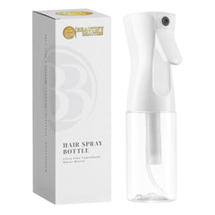 BeautifyBeauties hair spray bottle with 360 mist for even coverage on hair and surfaces