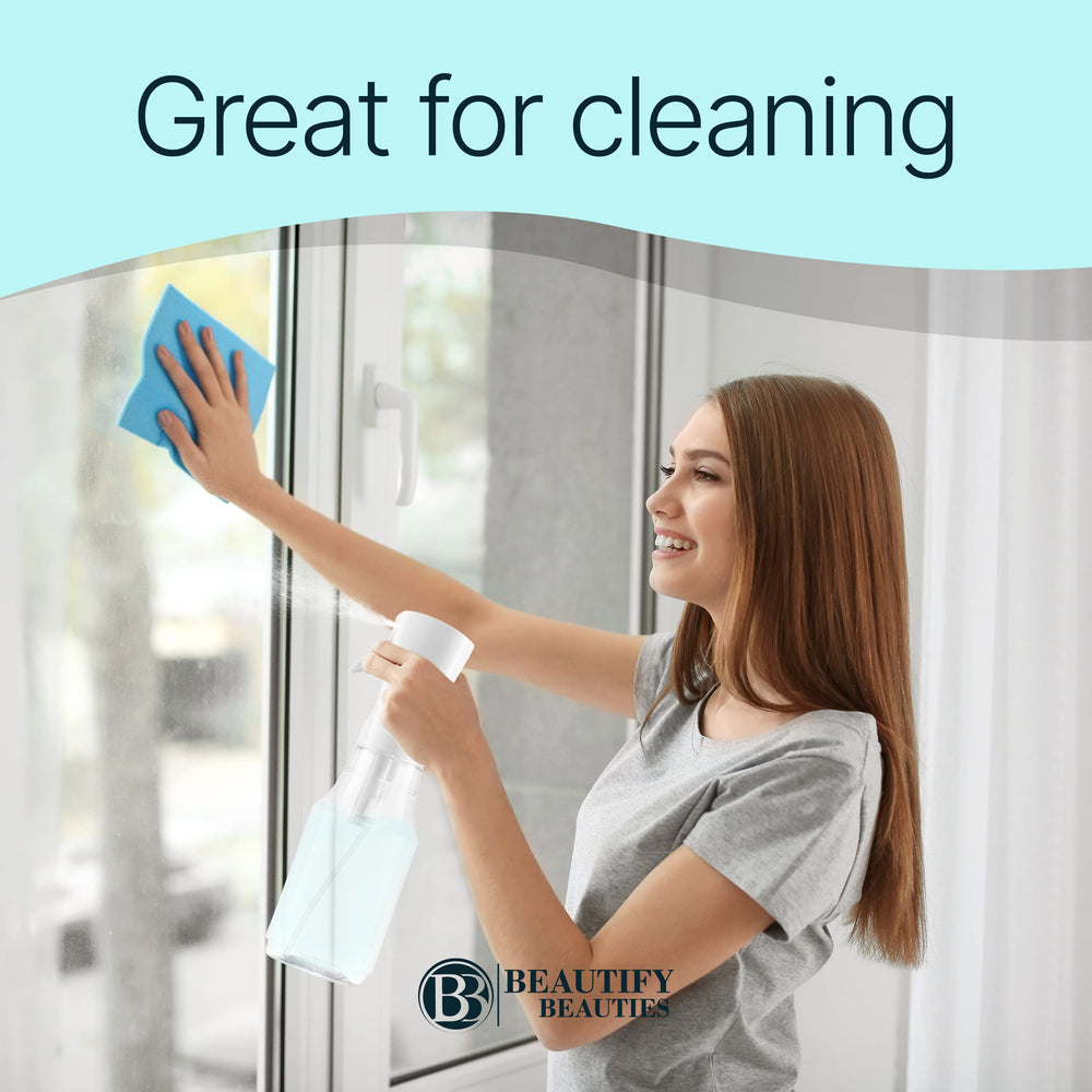 BeautifyBeauties spray bottle for pet care mist during grooming sessions.