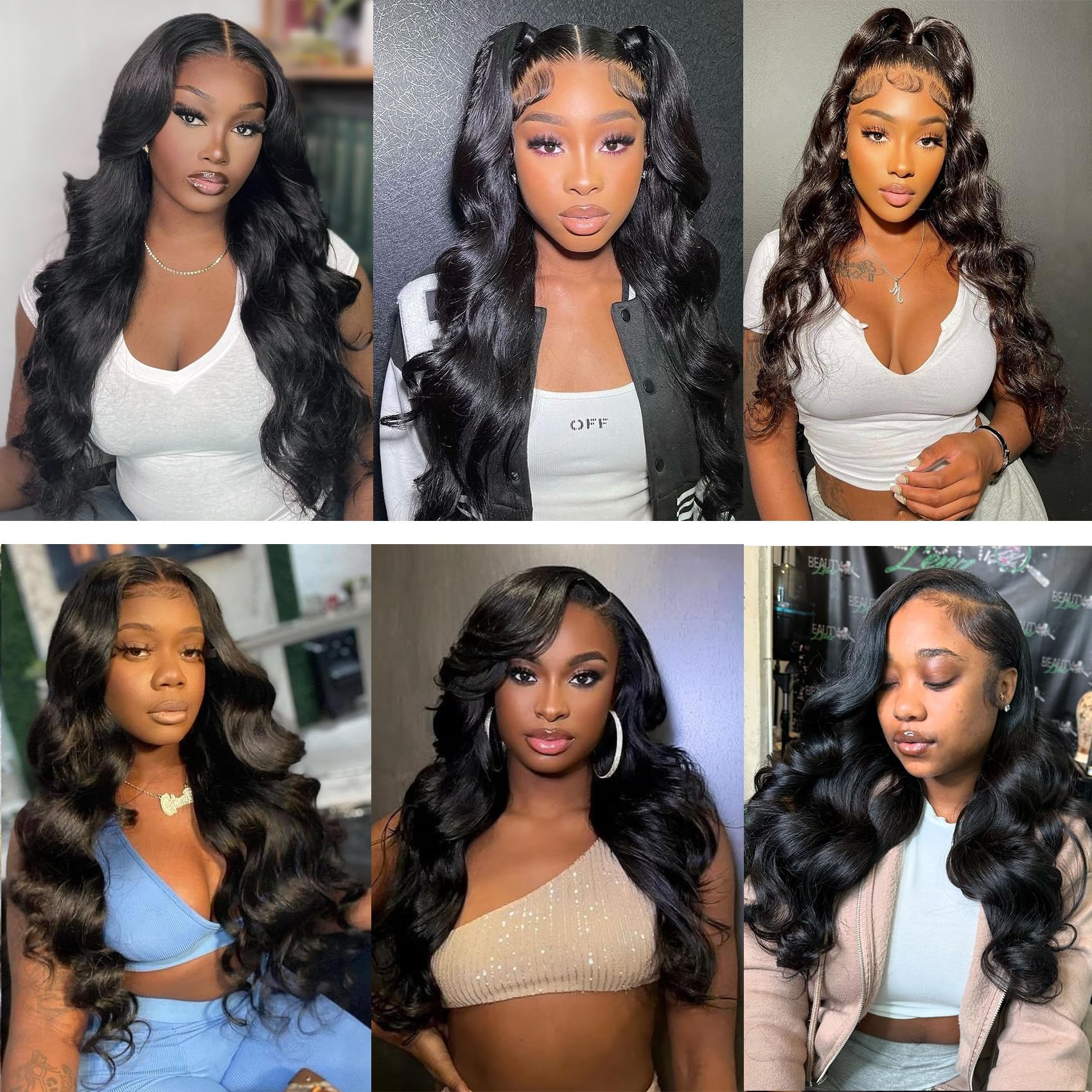 Beautkol U Part Wig natural-black-color pairs with many looks.