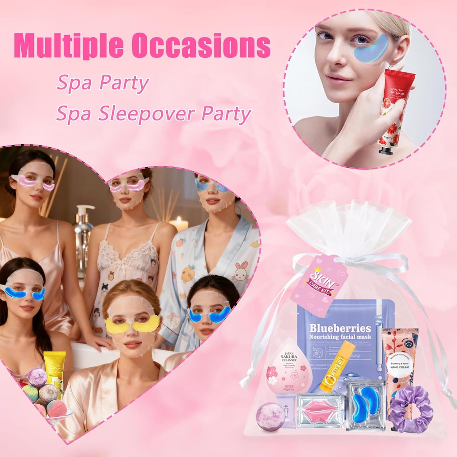 Beauty Bar bath bombs in colorful hues for a refreshing bath experience