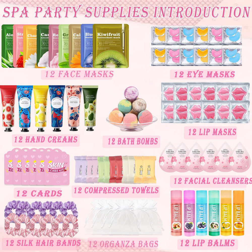 Beauty Bar face masks assortment for a relaxing, shared spa night