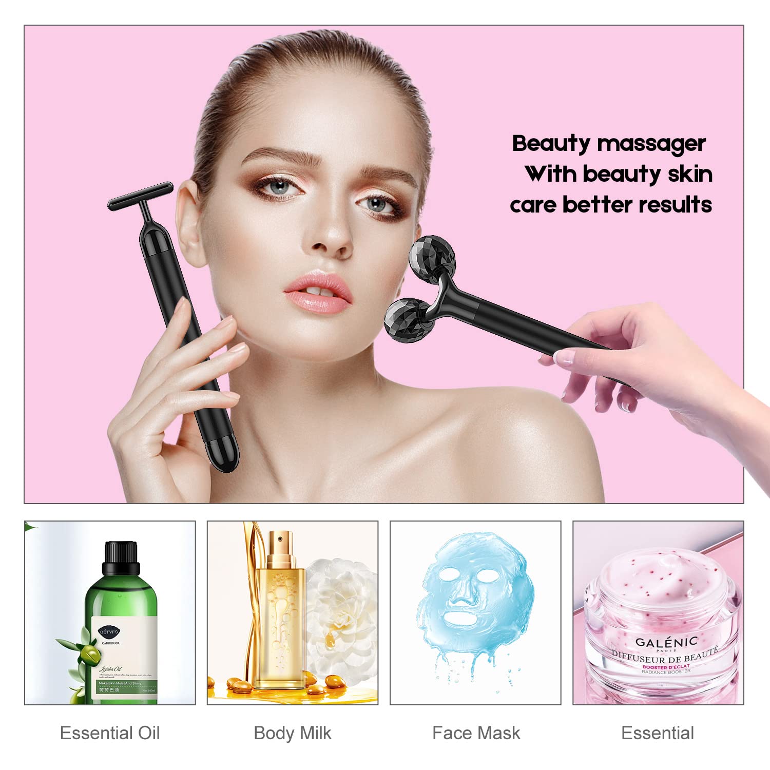 Beauty Bar skincare absorption boost when used with serums or creams.