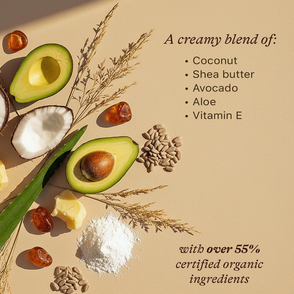 Beauty by Earth aluminum-free formula minimizes irritation risk.