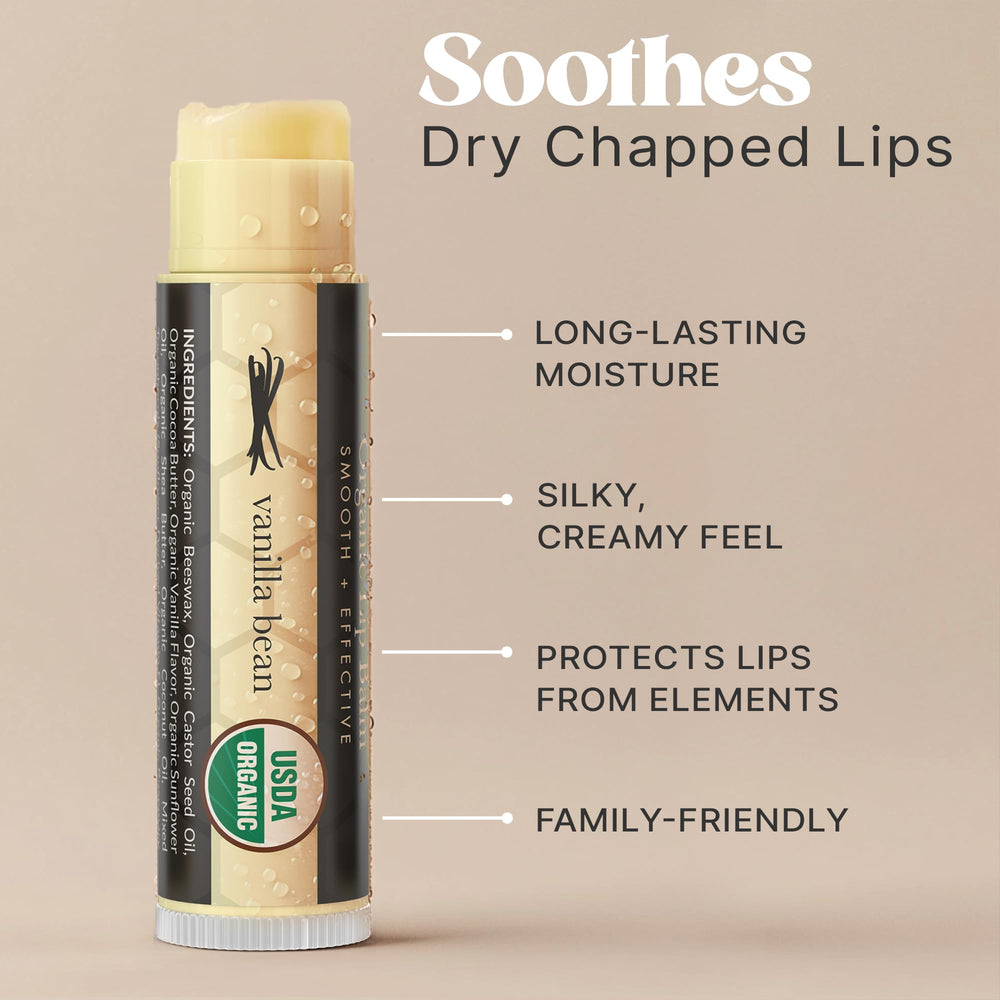 Bálsamo de cera de abejas Beauty by Earth, protección natural para labios.