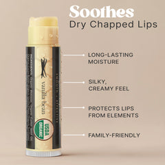 Bálsamo de cera de abejas Beauty by Earth, protección natural para labios.