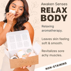 Beauty by Earth bath bombs use natural organic ingredients for a calming soak.
