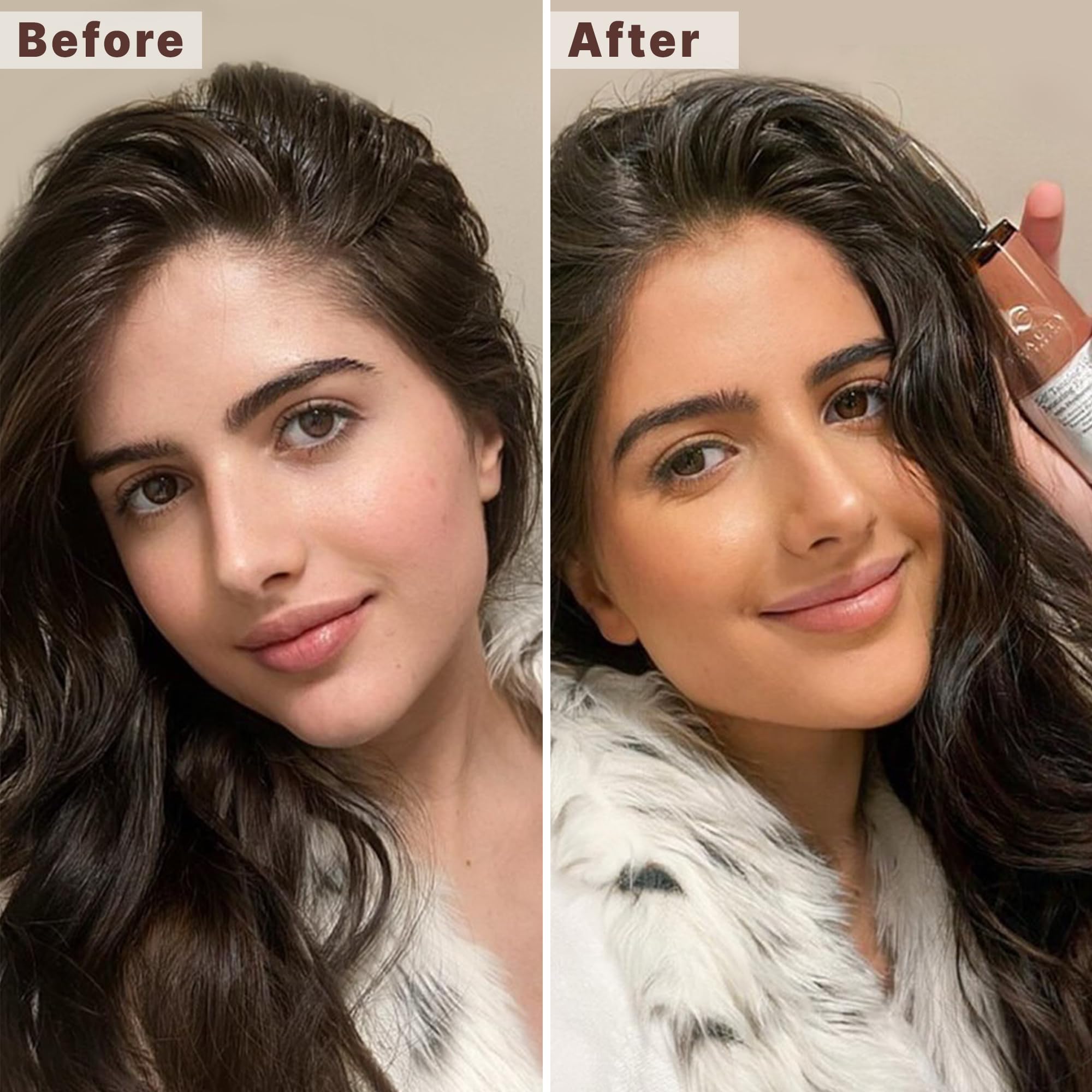 Beauty by Earth Buildable Tan Swatch shows customizable shade depth for your preference.