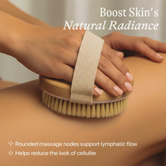 Beauty by Earth cerdas de jabalí natural para exfoliar sin irritación.