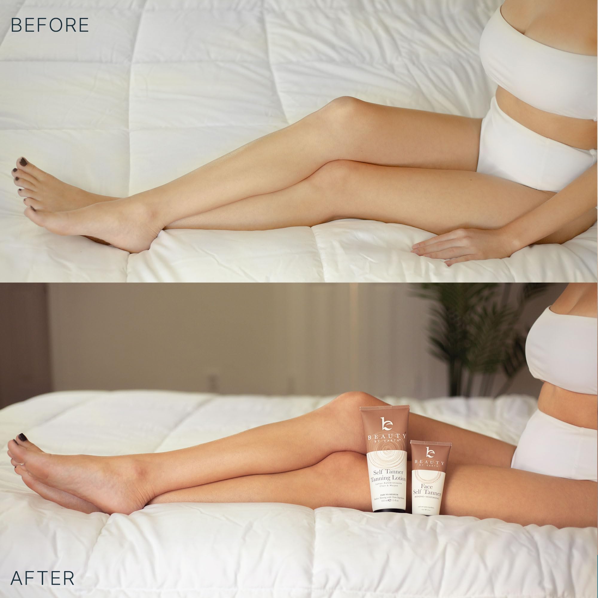 Beauty by Earth front and back tanner applicator reaches hard-to-see areas
