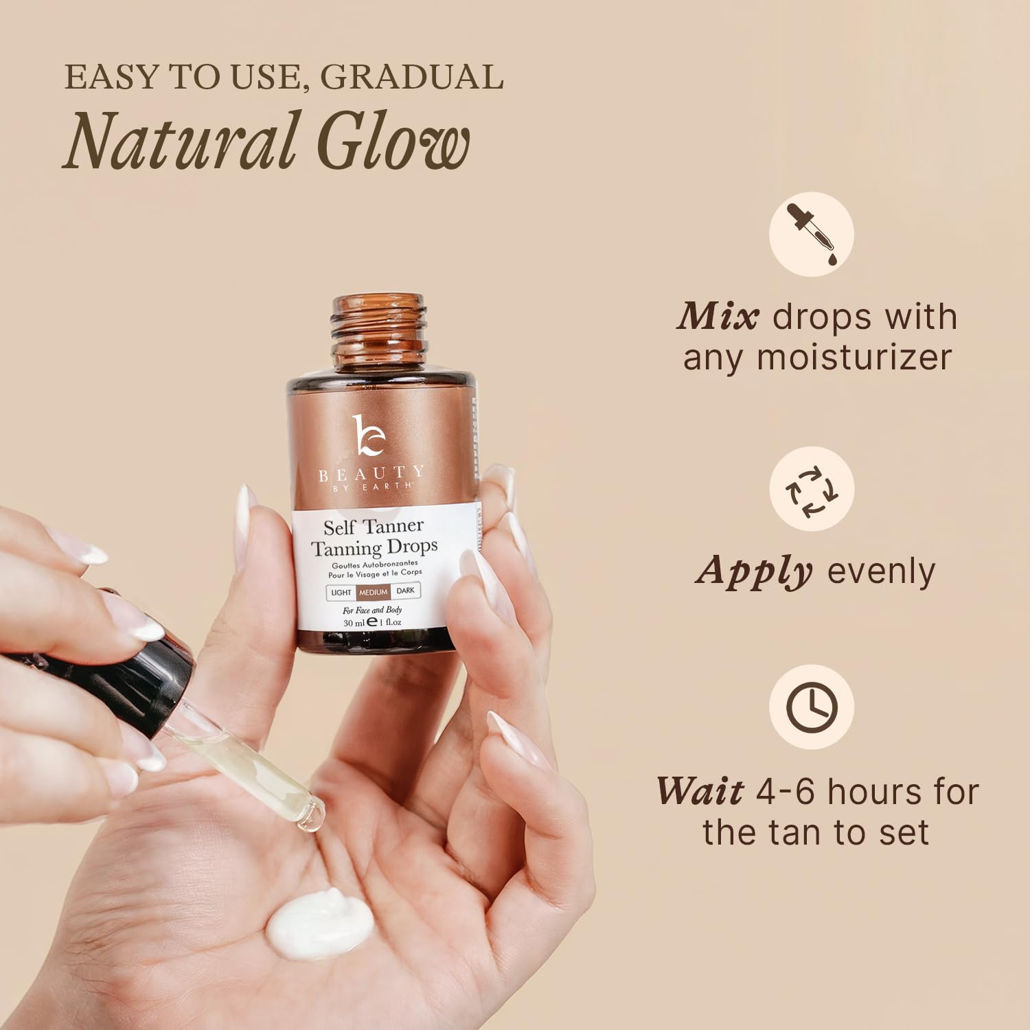 Hydration and glow from Green Tea formula enhancing skin texture