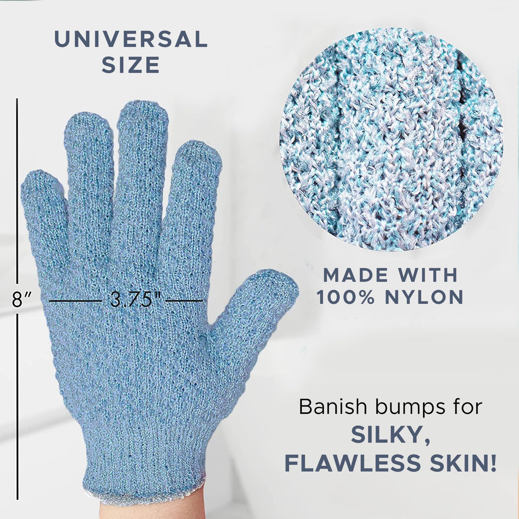Beauty by Earth conjunto de guantes exfoliantes para ducha