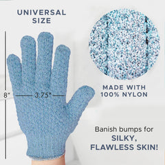 Beauty by Earth conjunto de guantes exfoliantes para ducha