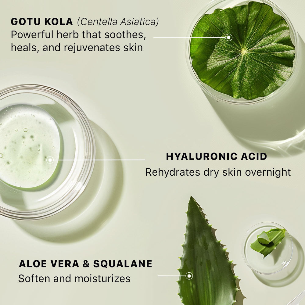 Beauty by Earth jar close-up reveals creamy texture and rich hydration