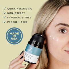 USA made stamp on Beauty by Earth packaging for domestic production quality