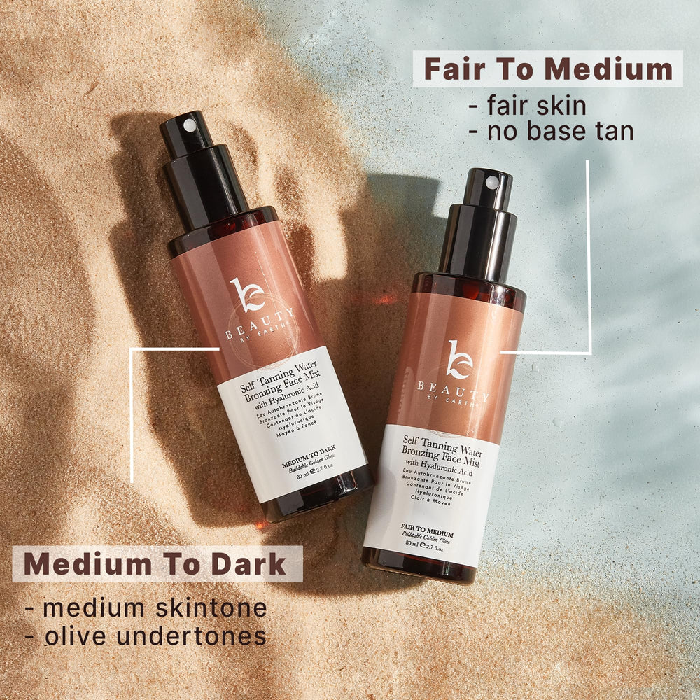 Beauty by Earth Natural Glow After Application suggests a subtle, radiant result with regular use.