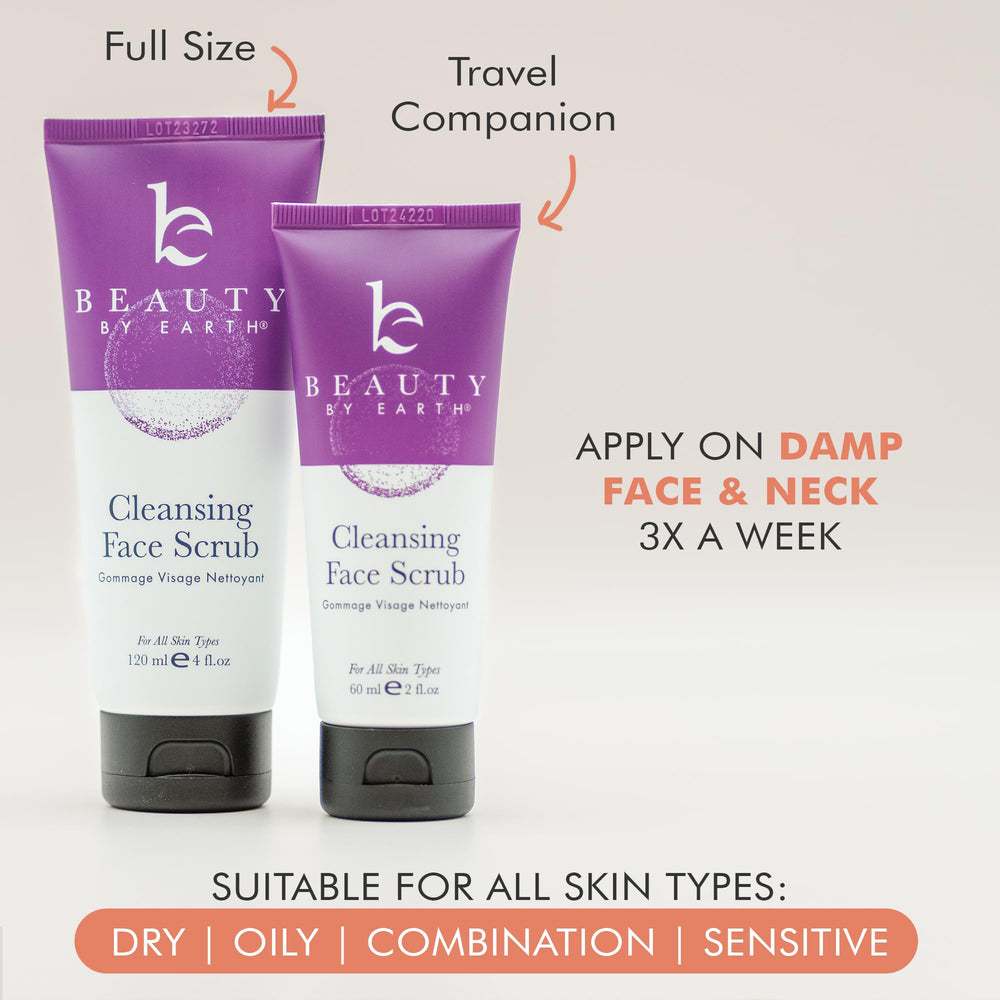 Beauty by Earth natural organic ingredients banner showcases clean, ethical skincare
