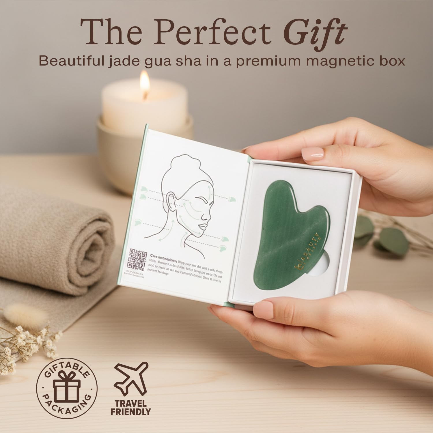 Beauty by Earth neck and shoulder gua sha for muscle tension relief.