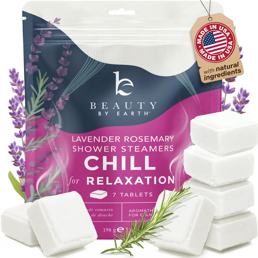 Beauty by Earth: pastillas-ducha-lavanda-grandes para una experiencia relajante en la ducha.