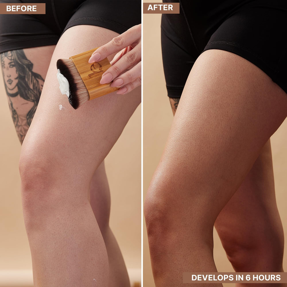 Beauty by Earth Self Tanner body application for even overall tan