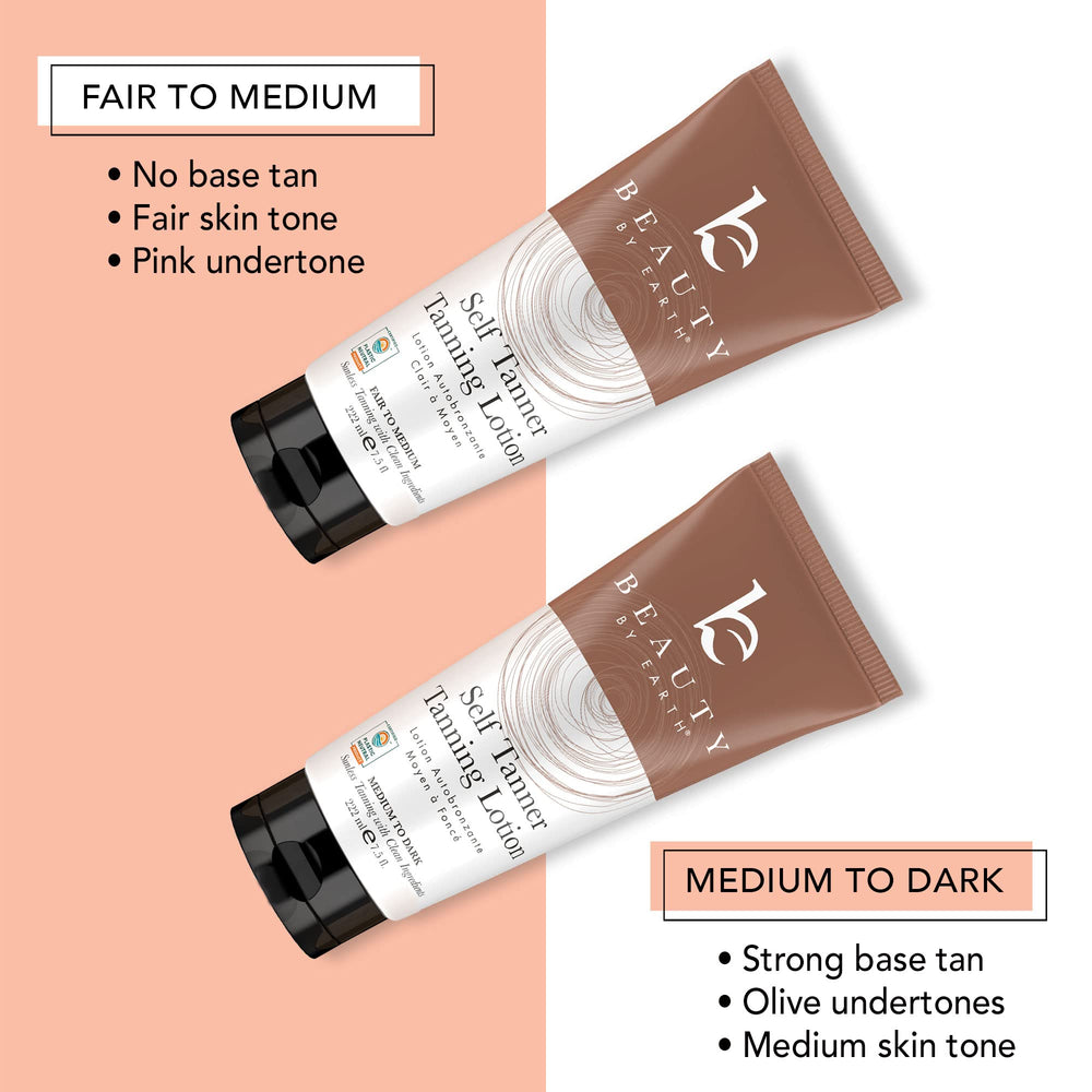 Beauty by Earth packaging highlighting USA-made quality and clean ingredients.