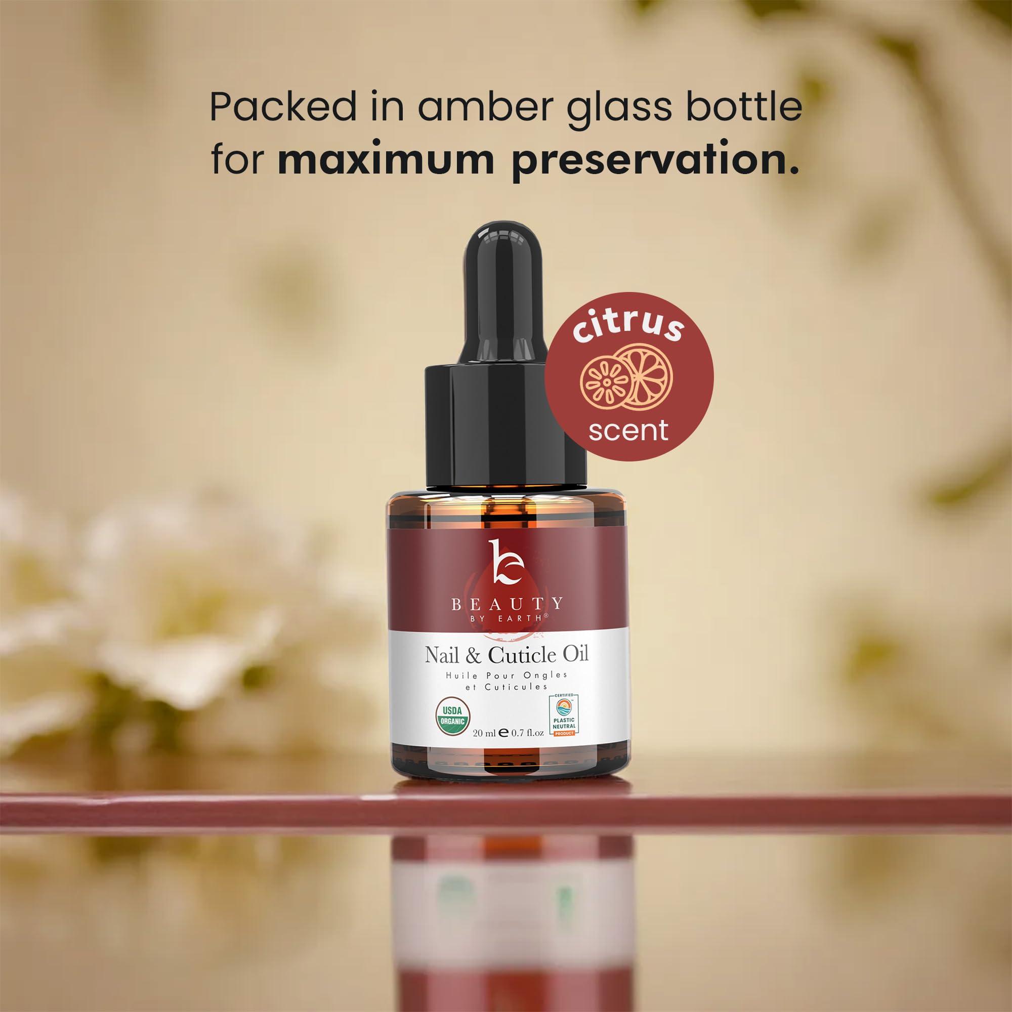 Beauty by Earth: Uñas brillantes y nutridas tras uso regular del aceite.