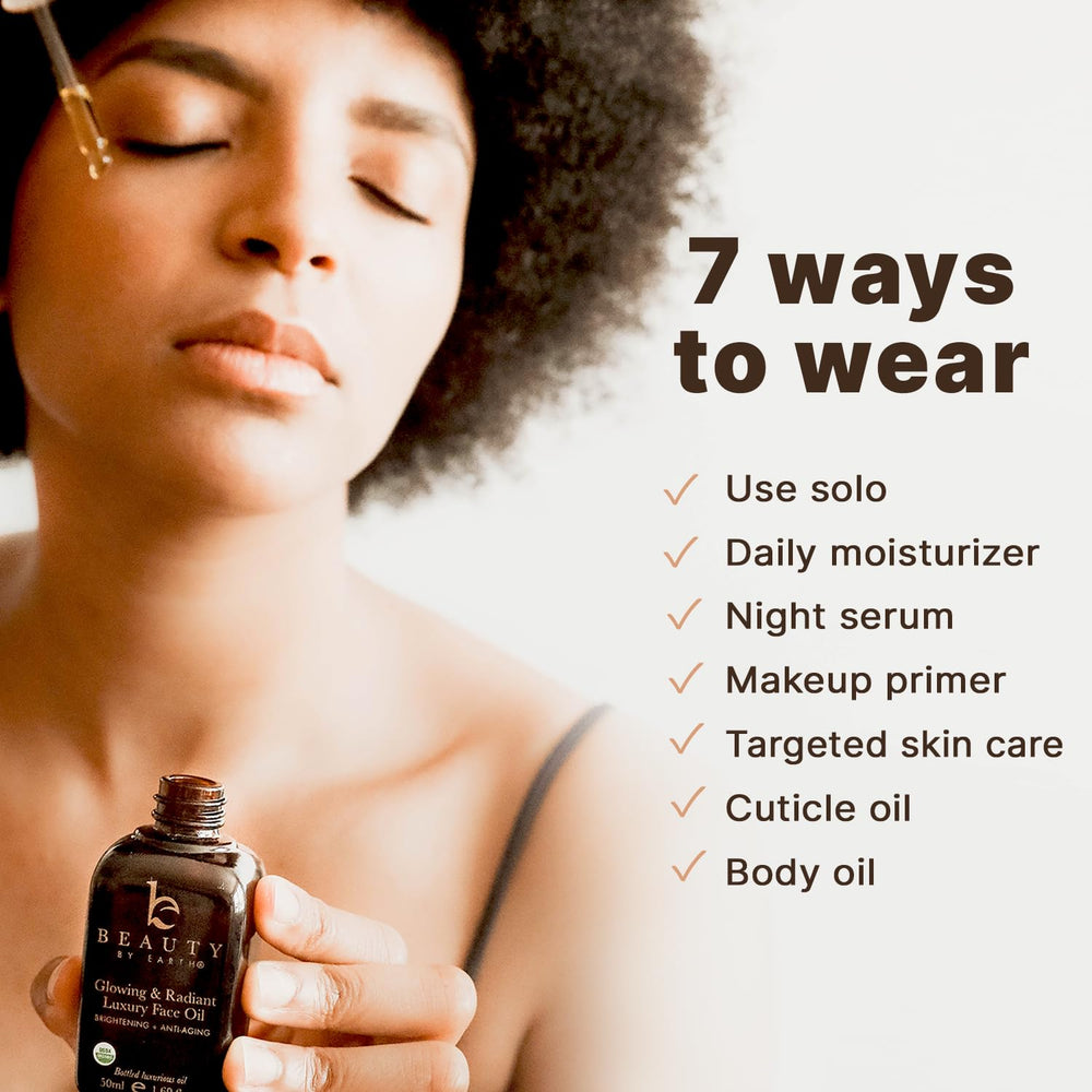 Evening routine image shows a gentle self-care ritual